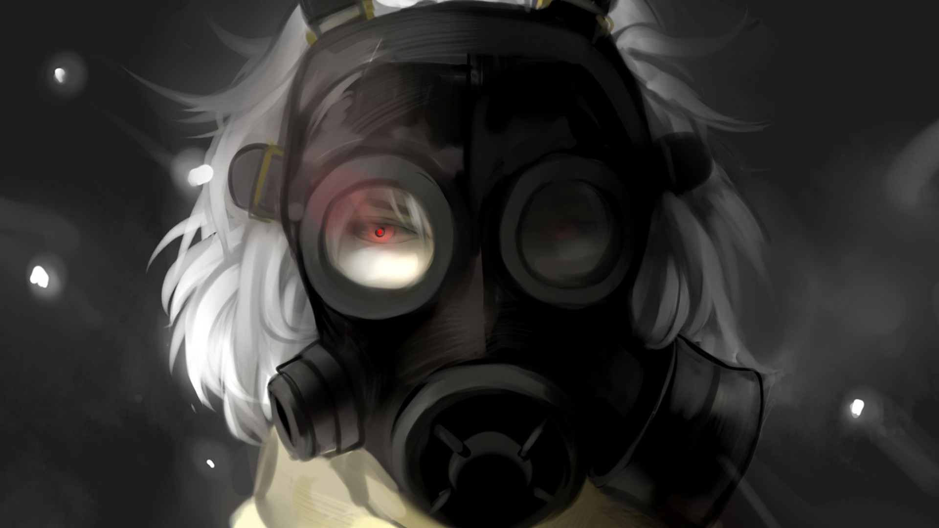 Anime Girl Gas Mask Wallpapers