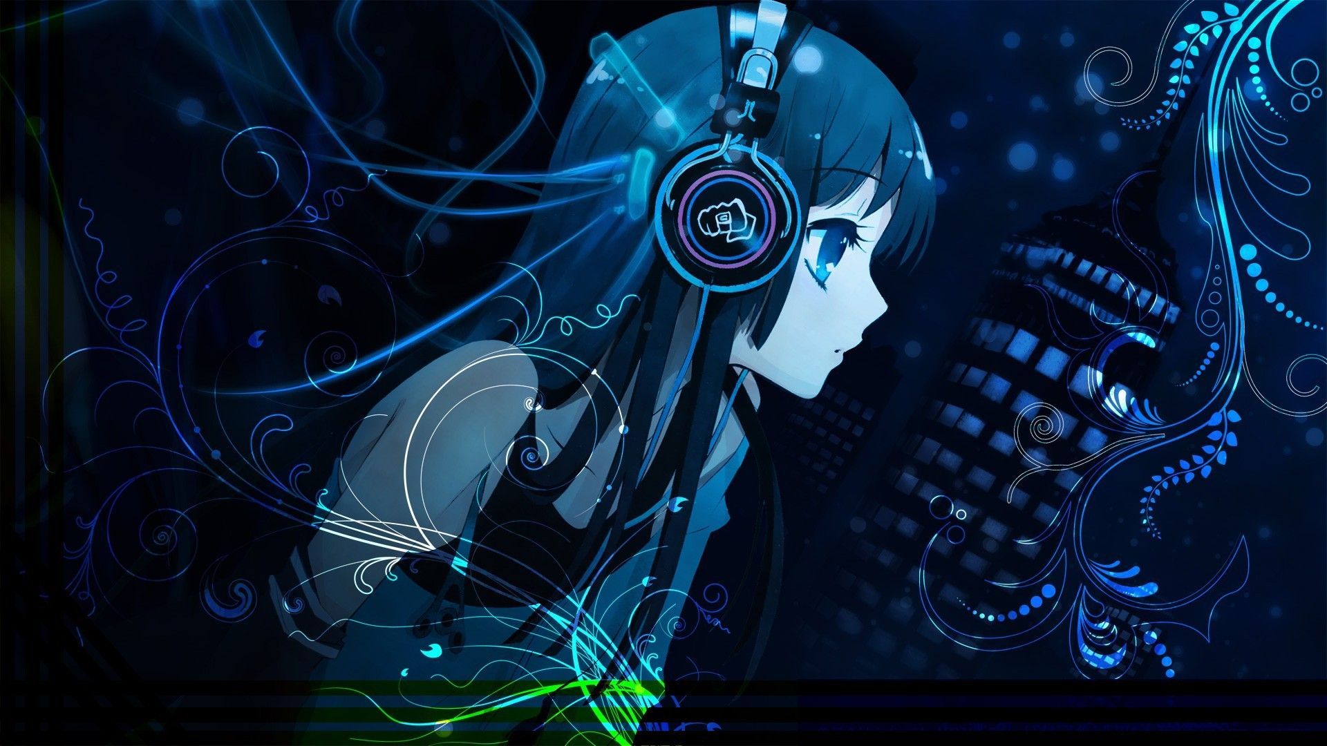 Anime Girl Headphone Wallpapers