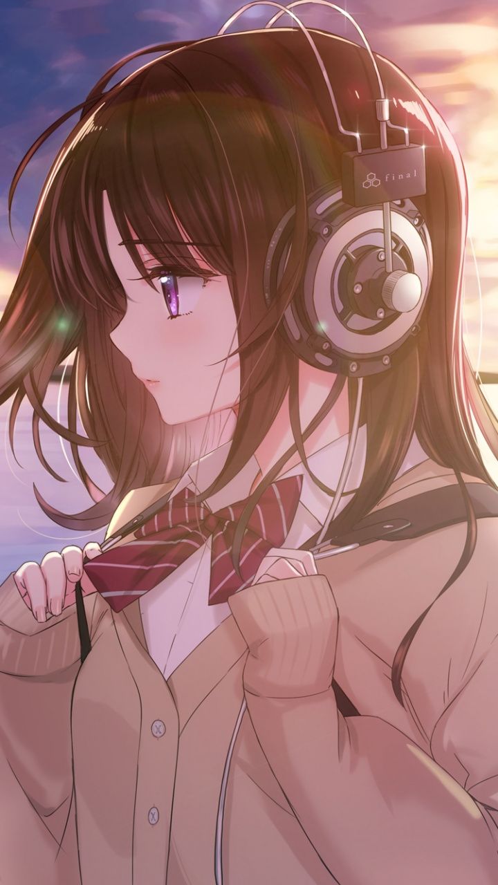 Anime Girl Headphone Wallpapers