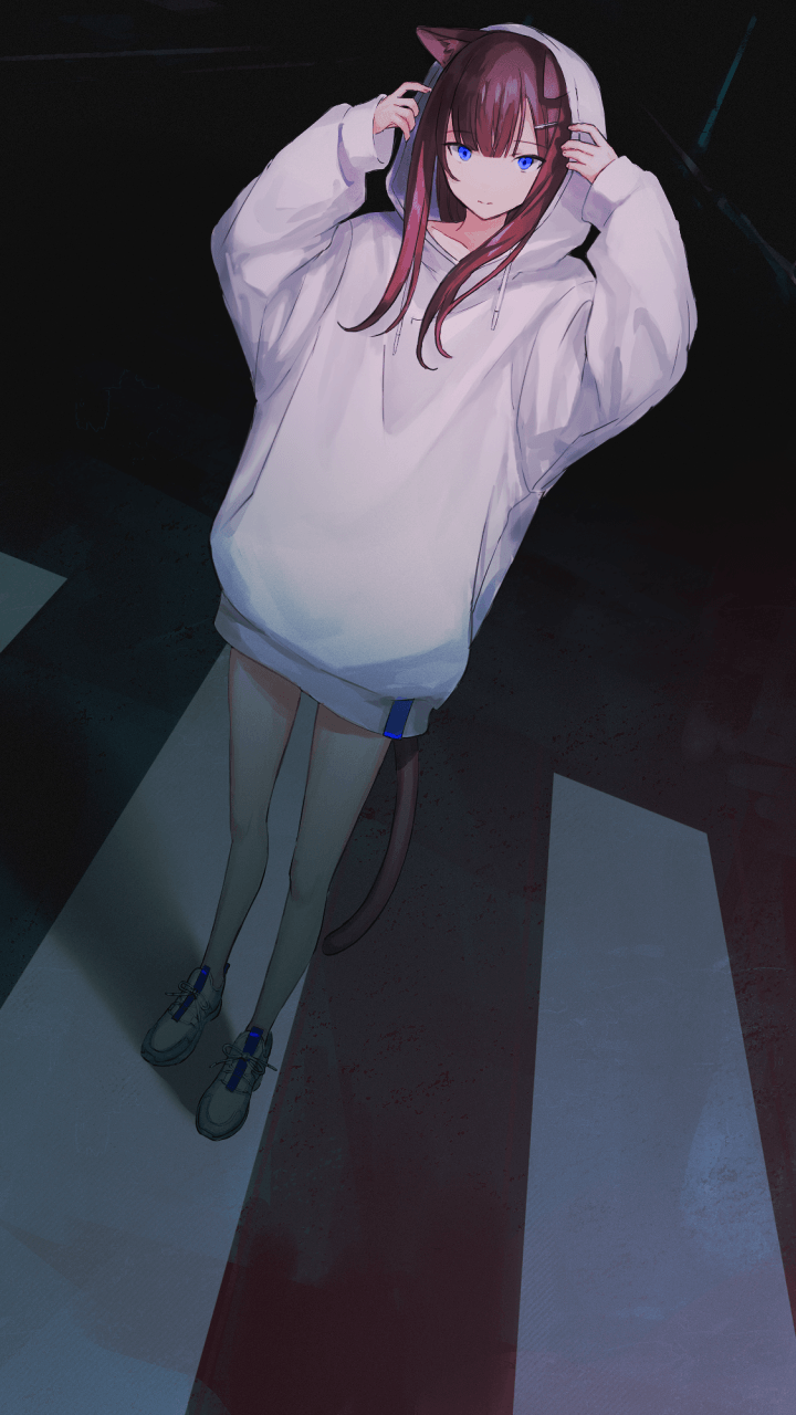 Anime Girl Hoodie Wallpapers