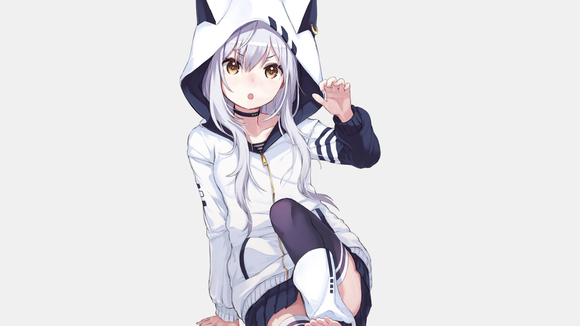 Anime Girl Hoodie Wallpapers