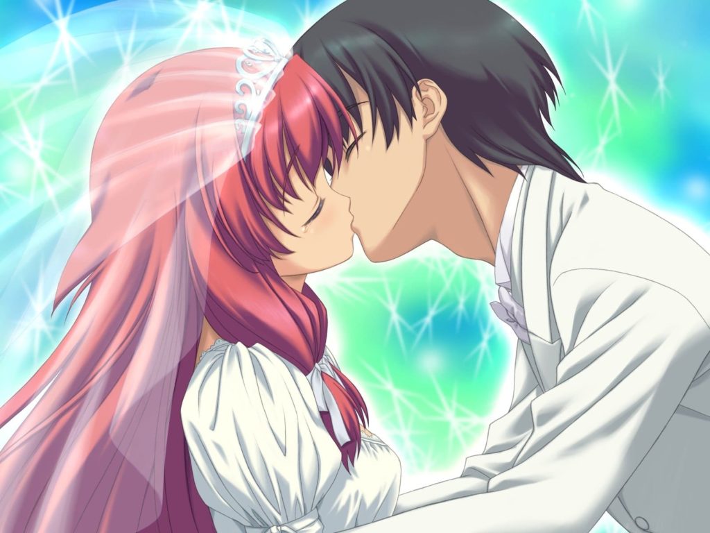 Anime Girl Kiss Wallpapers