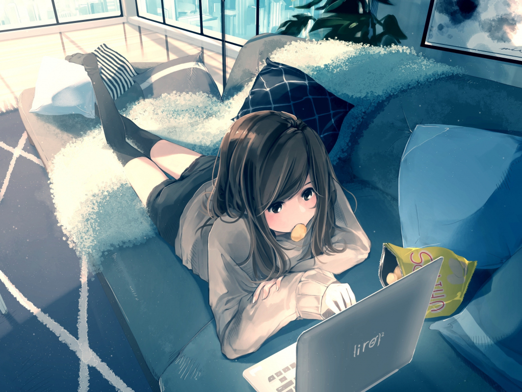 Anime Girl Laptop Wallpapers