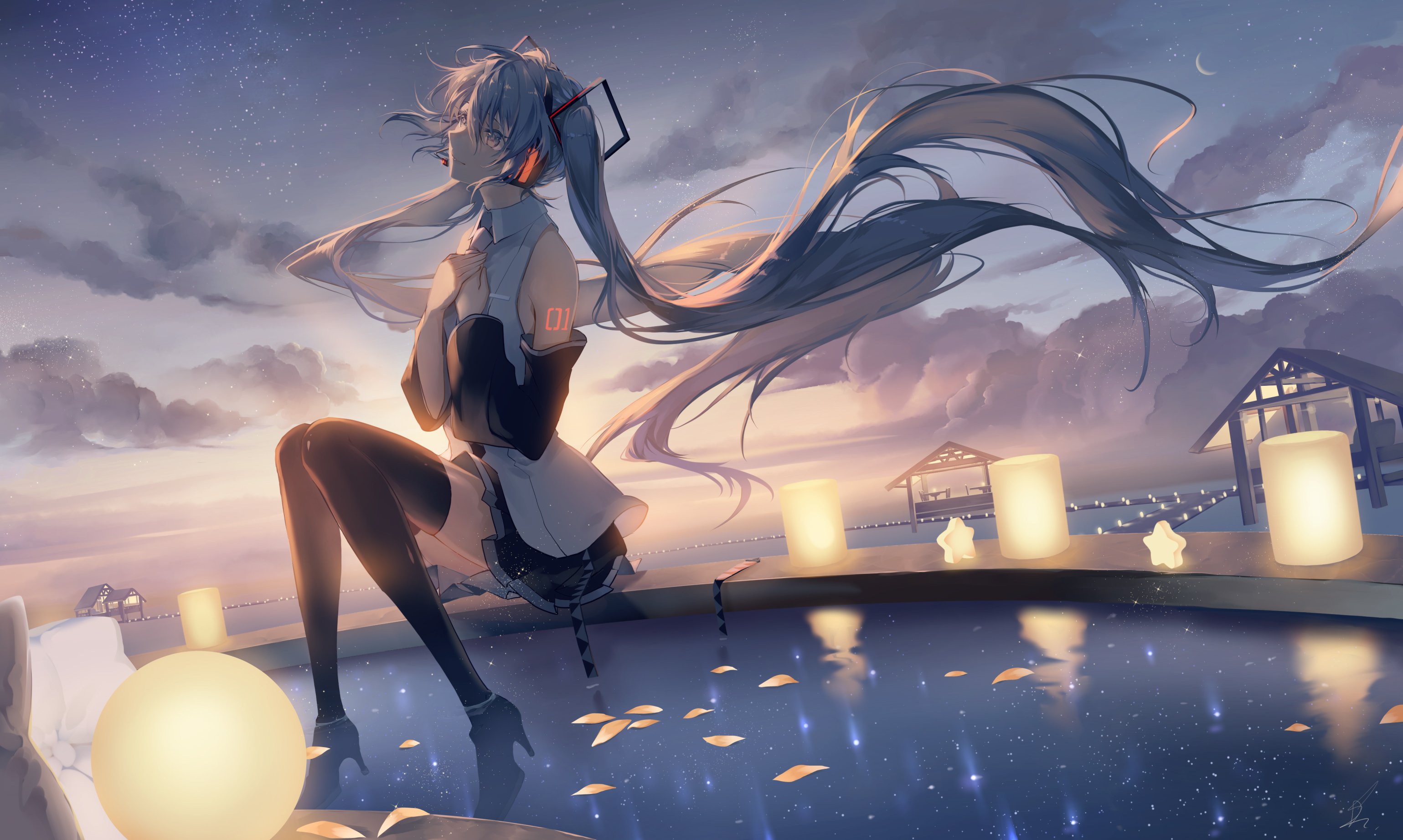 Anime Girl Listening Music Wallpapers