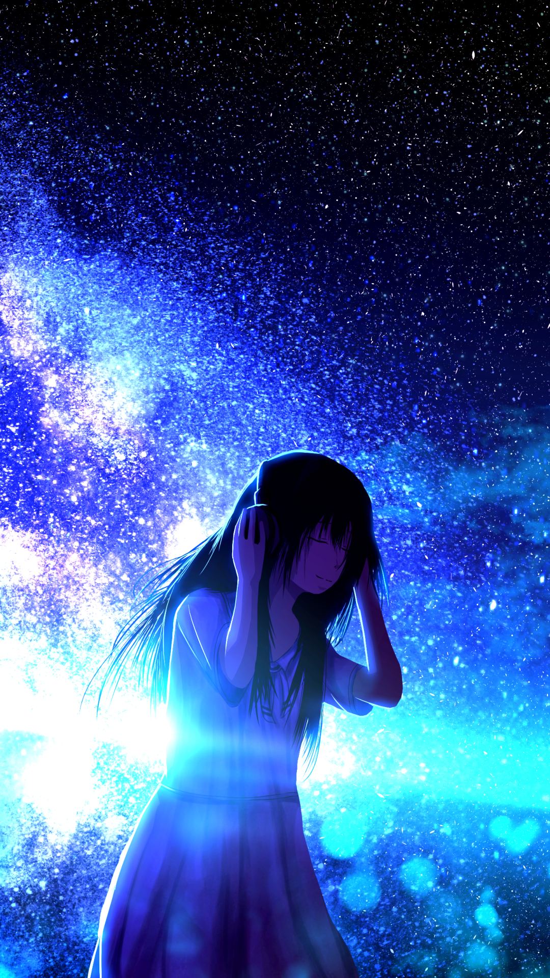 Anime Girl Listening Music Wallpapers