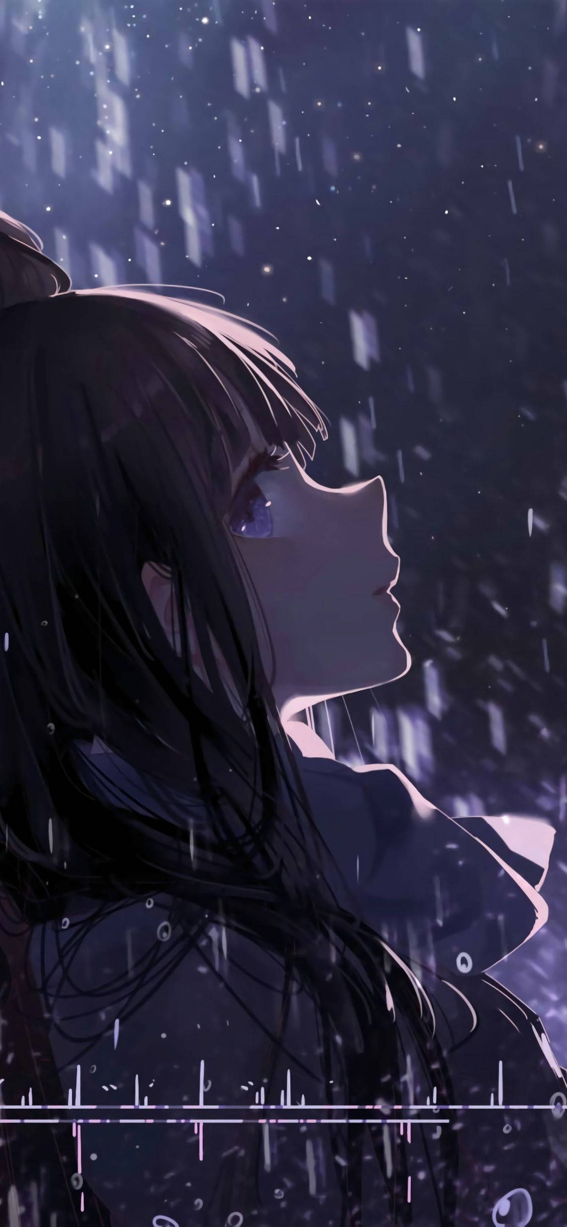 Anime Girl Sad Rain Wallpapers