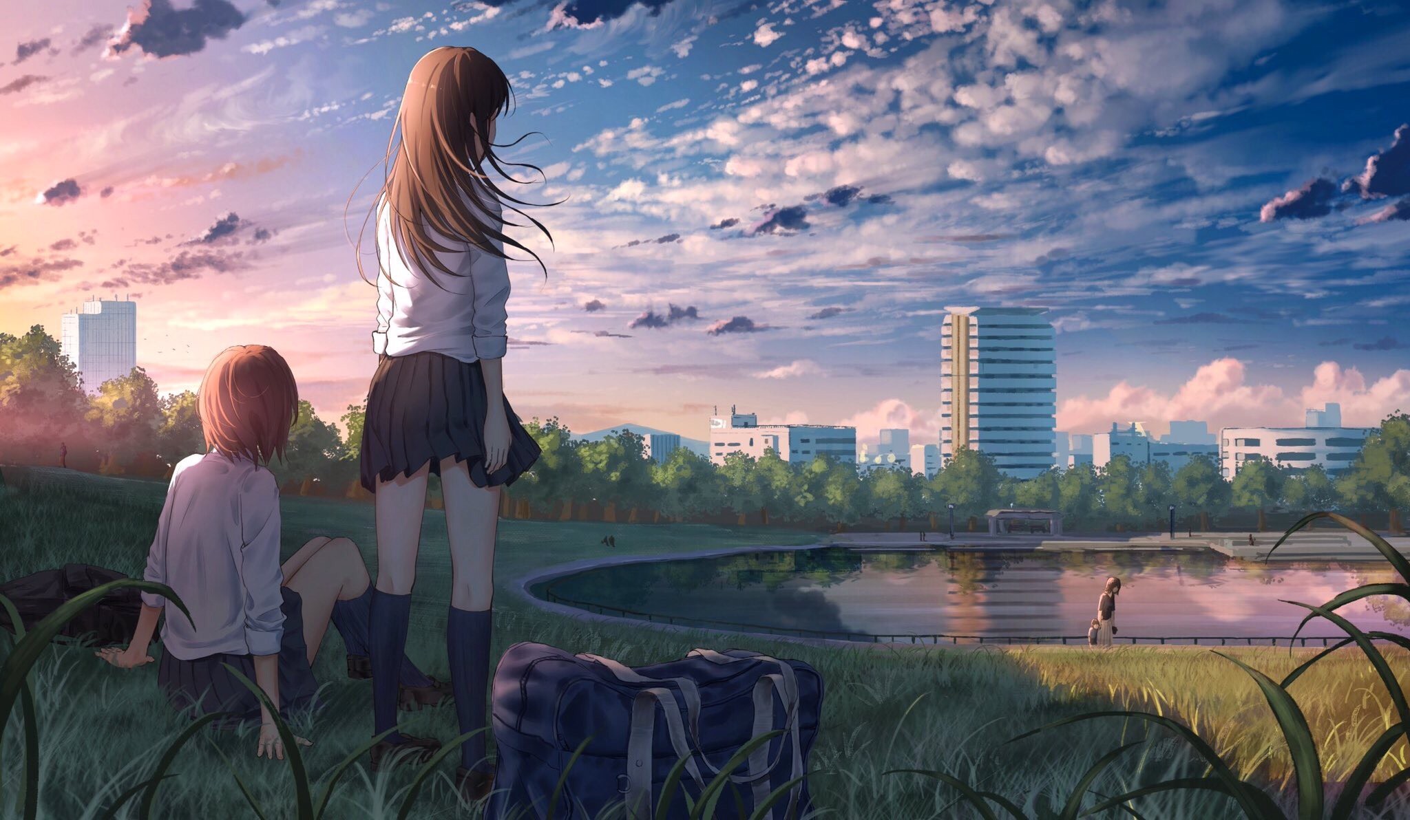 Anime Girl School Wallpapers
