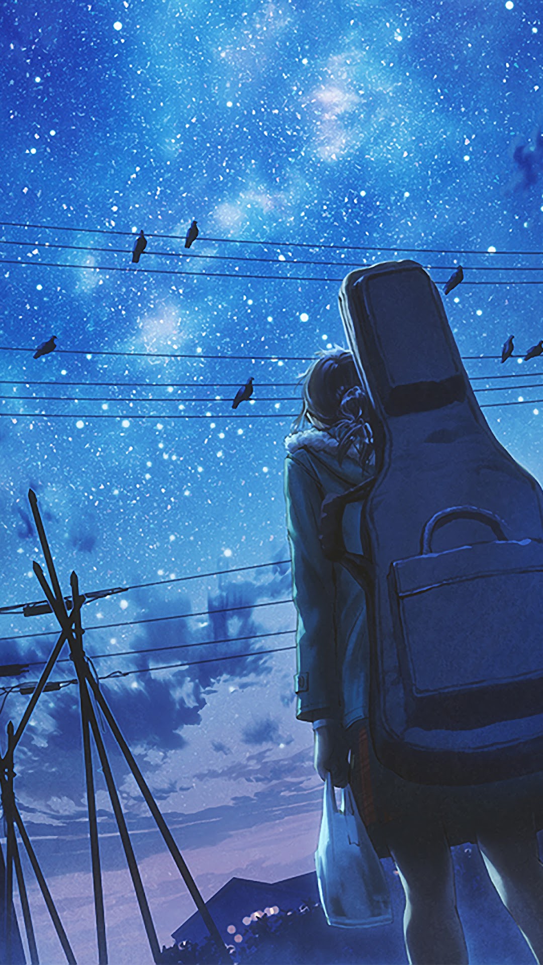 Anime Girl Sky Wallpapers