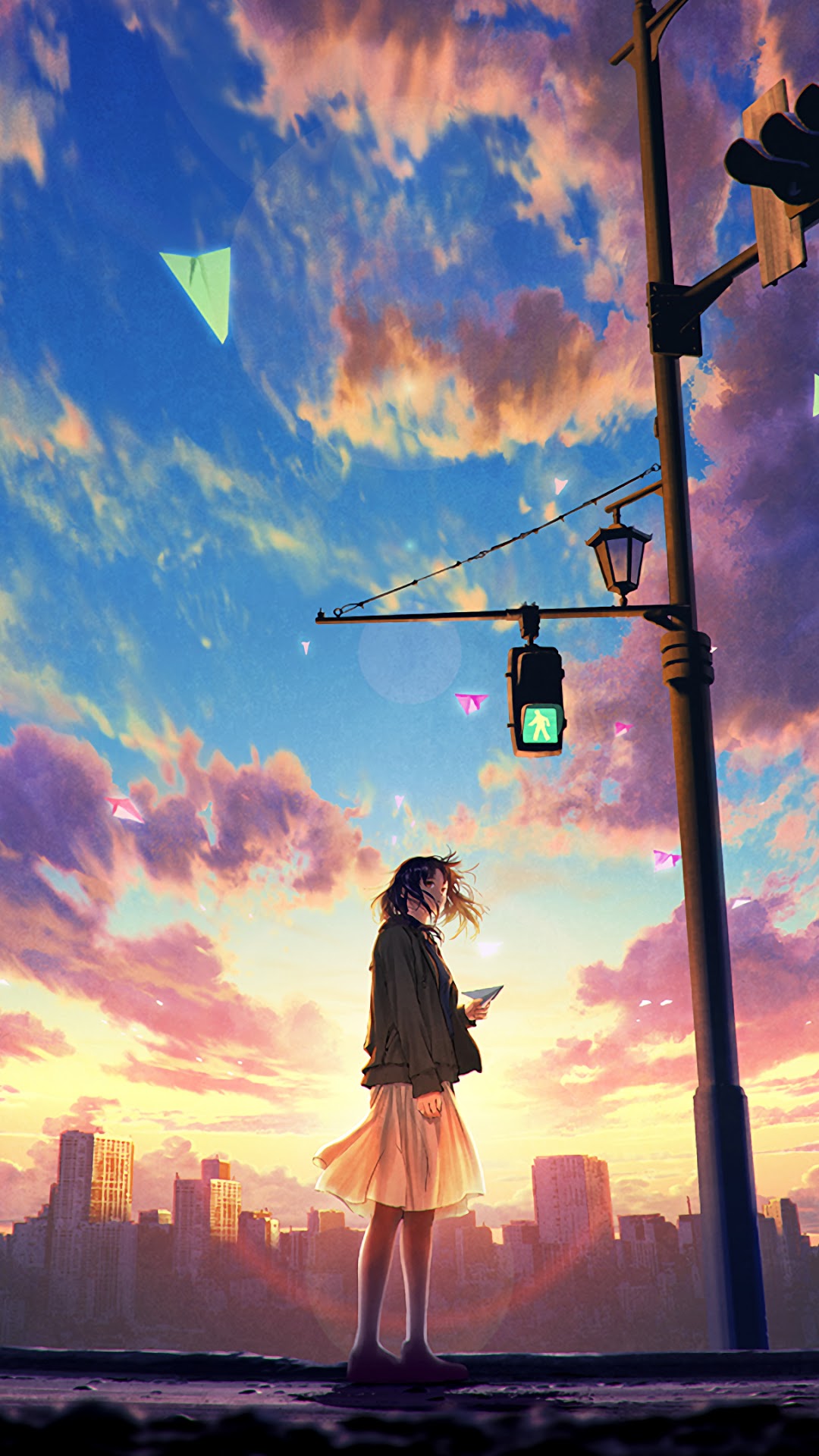 Anime Girl Sky Wallpapers