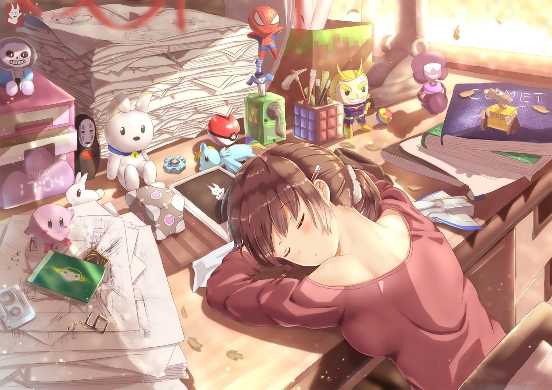 Anime Girl Sleeping Wallpapers