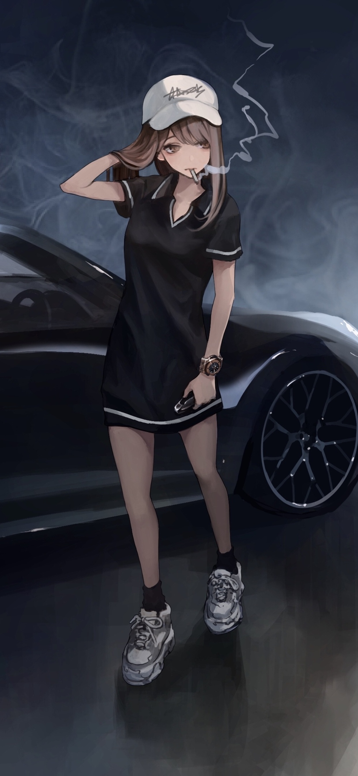 Anime Girl Smoking Wallpapers