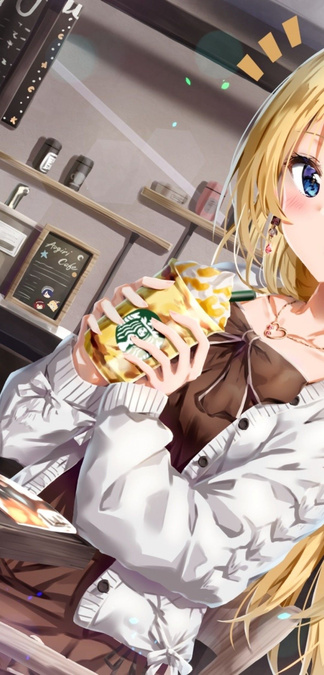 Anime Girl Starbucks Wallpapers