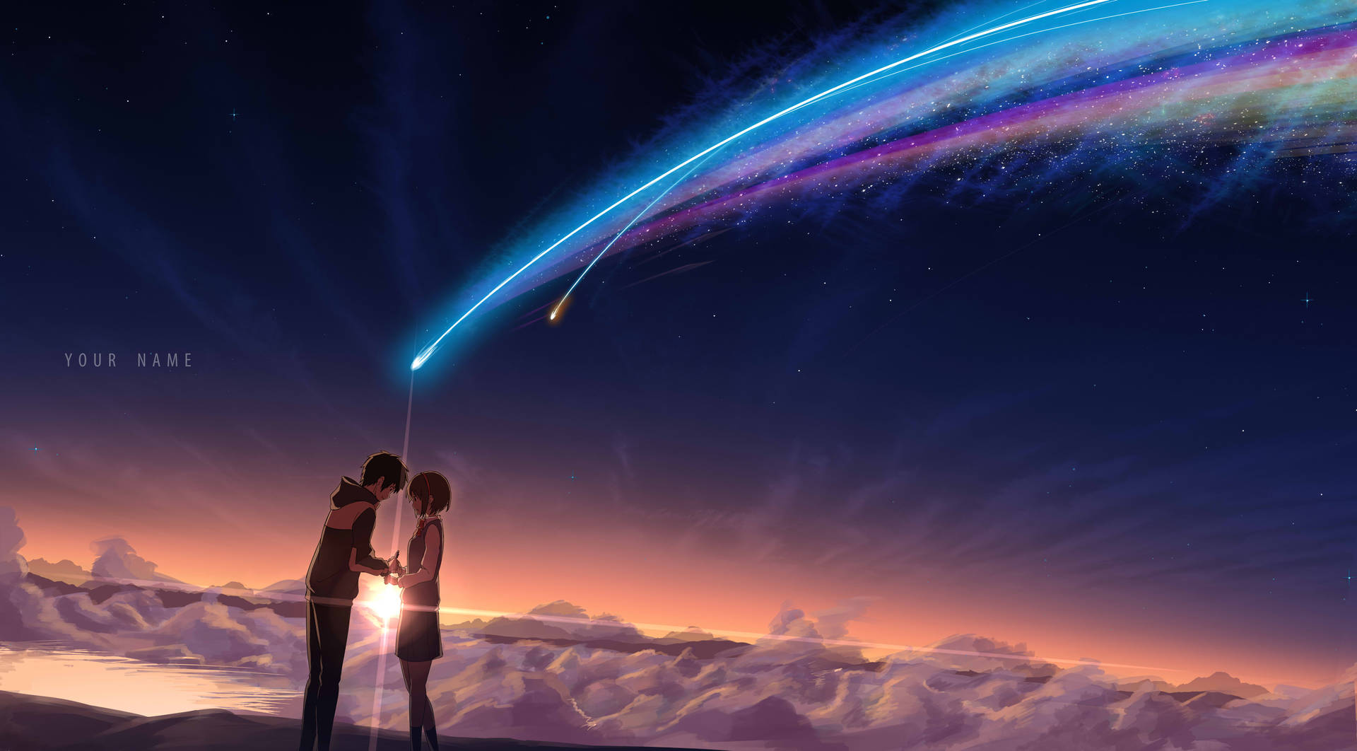 Anime Girl Staring At Night Sky Wallpapers