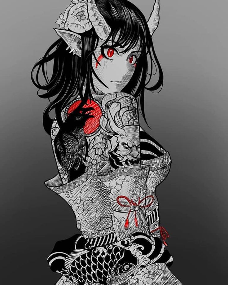 Anime Girl Tattoo Wallpapers