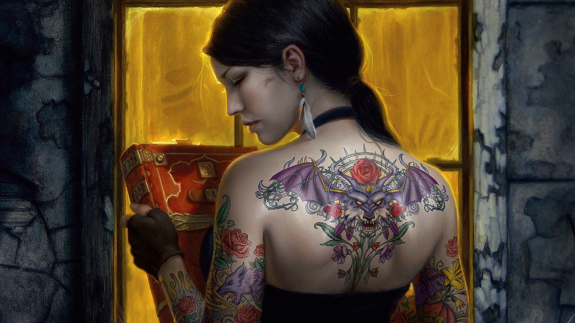 Anime Girl Tattoo Wallpapers