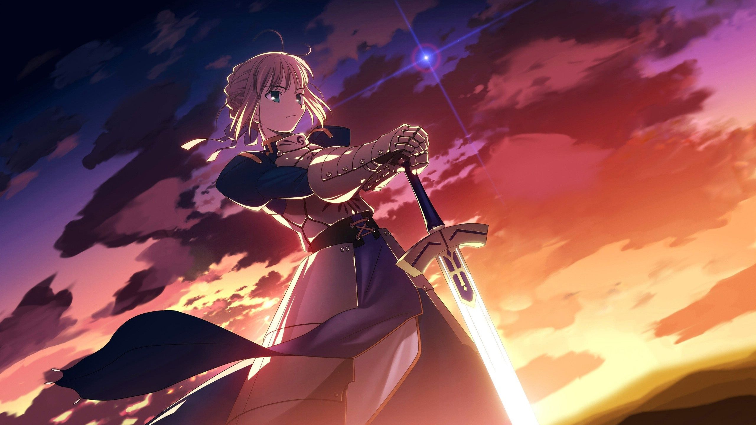 Anime Girl With Swords Wallpapers