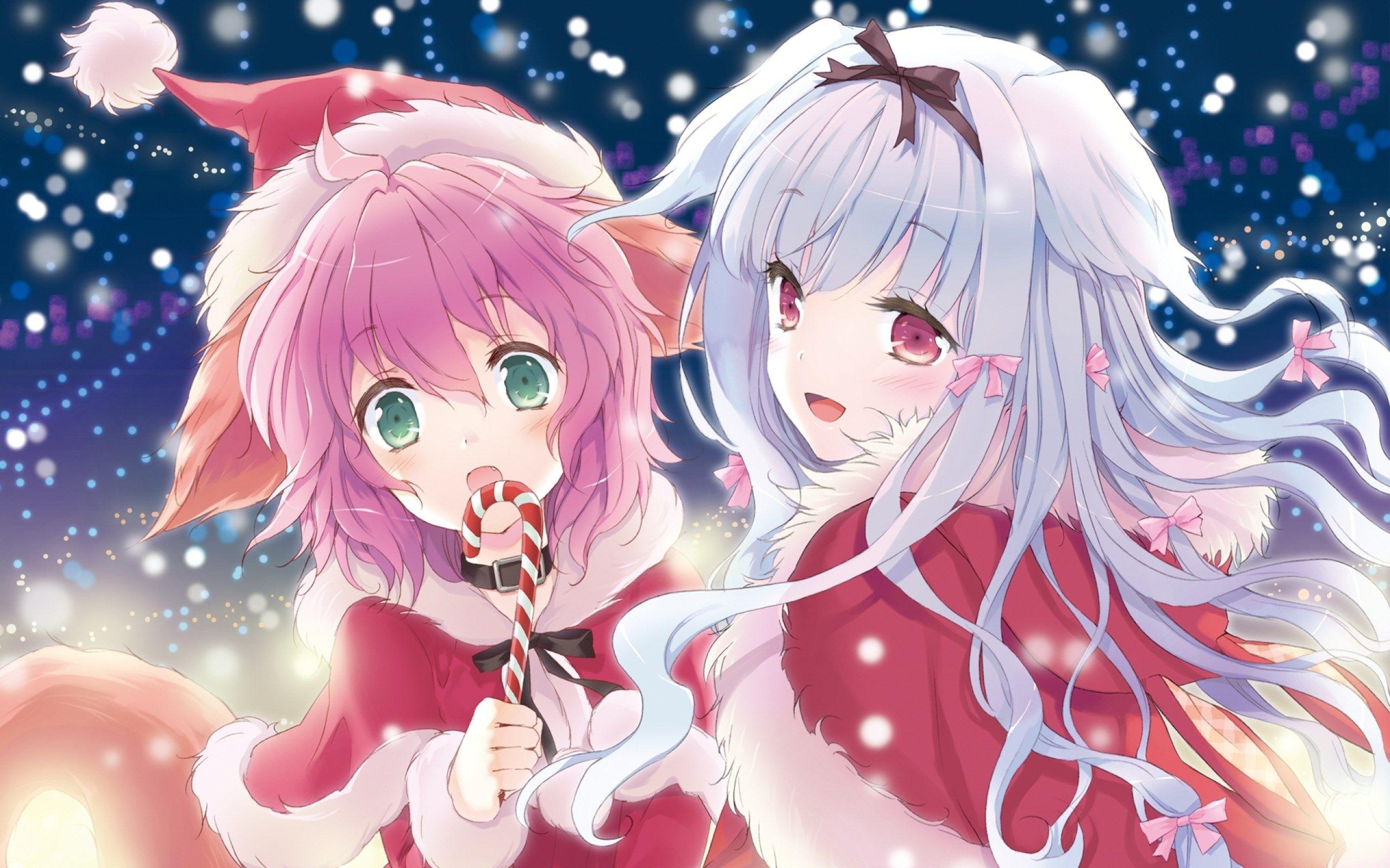 Anime Girls Christmas Wallpapers