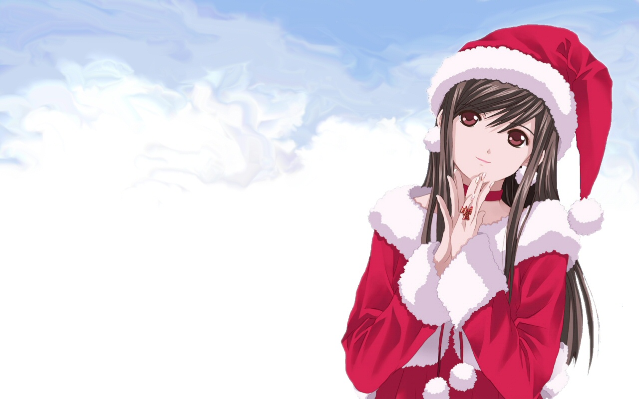 Anime Girls Christmas Wallpapers