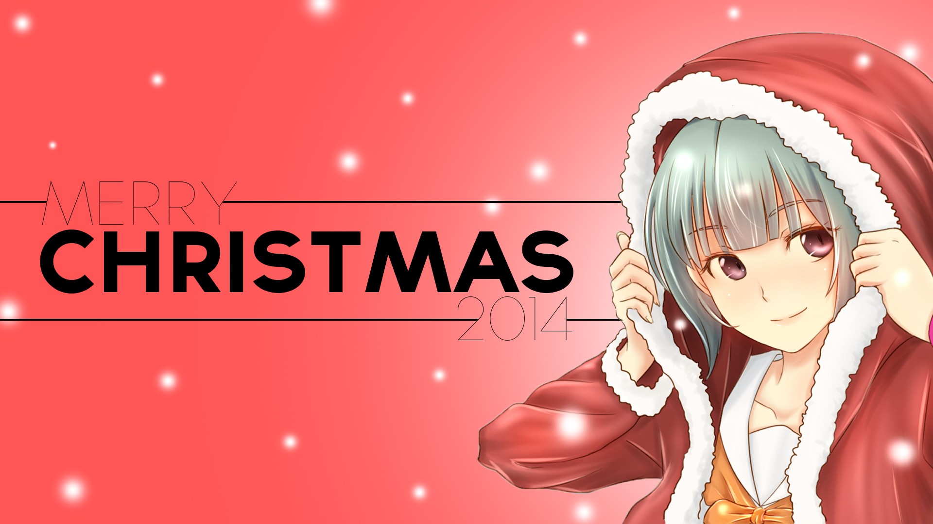 Anime Girls Christmas Wallpapers