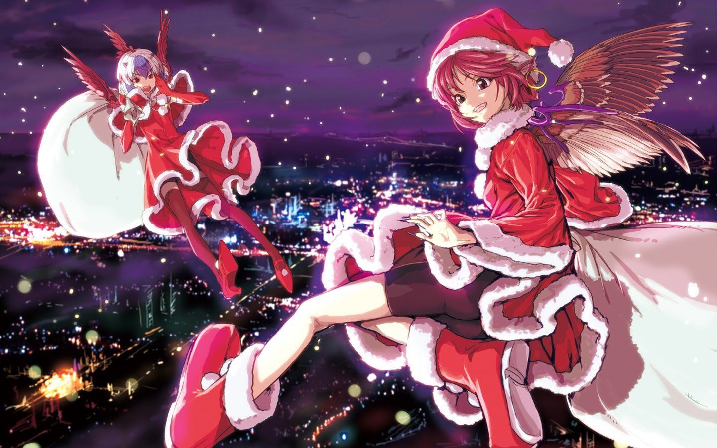 Anime Girls Christmas Wallpapers