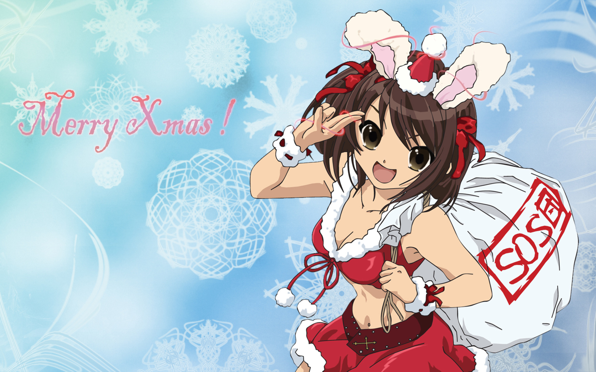 Anime Girls Christmas Wallpapers