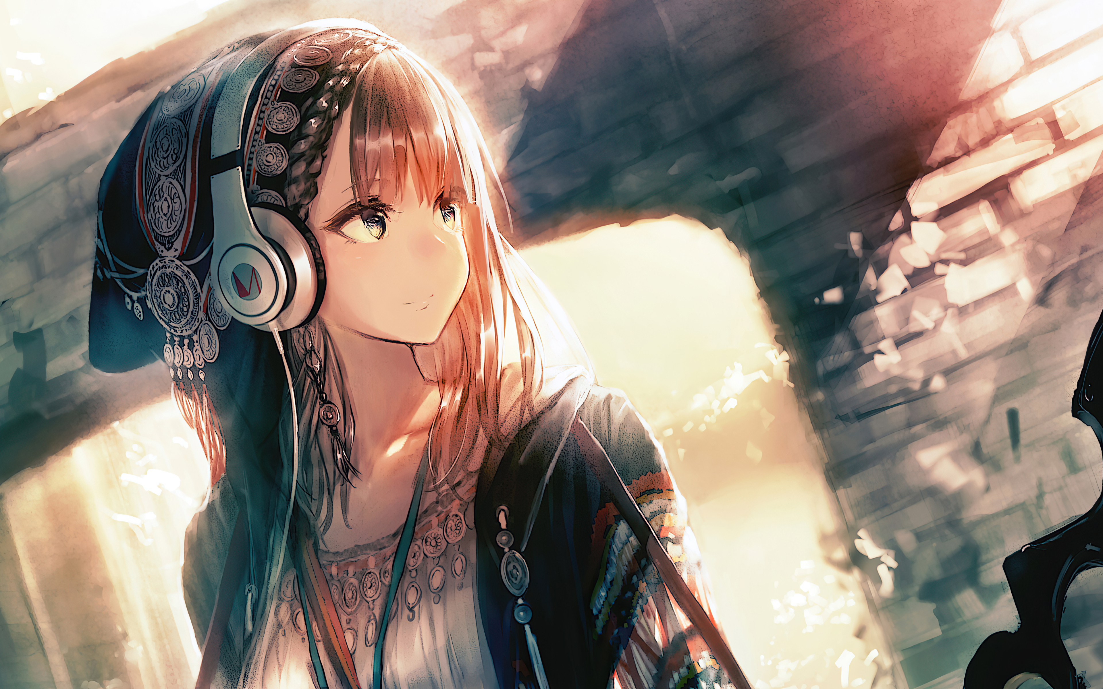 Anime Headphones Wallpapers