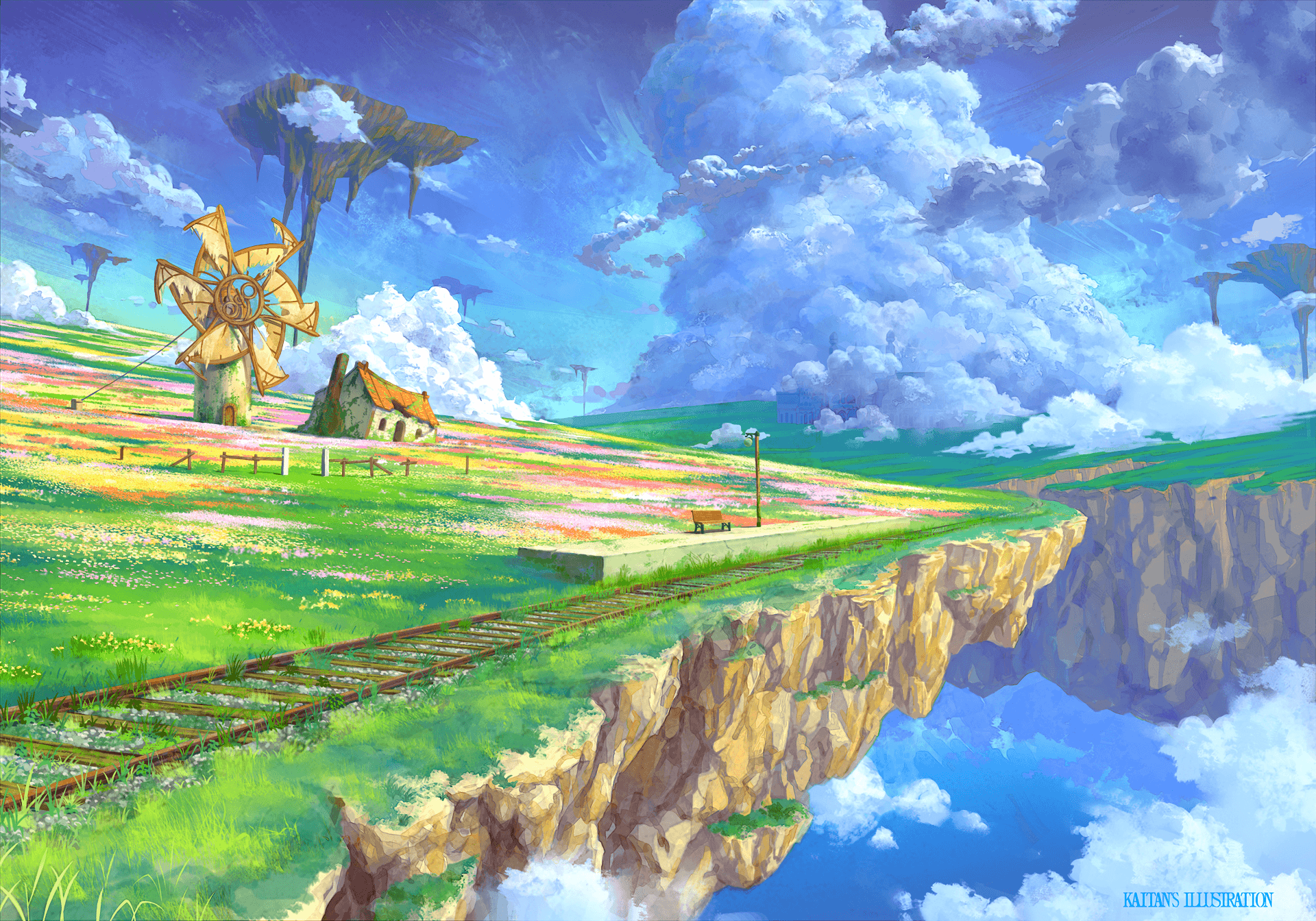 Anime Island Wallpapers