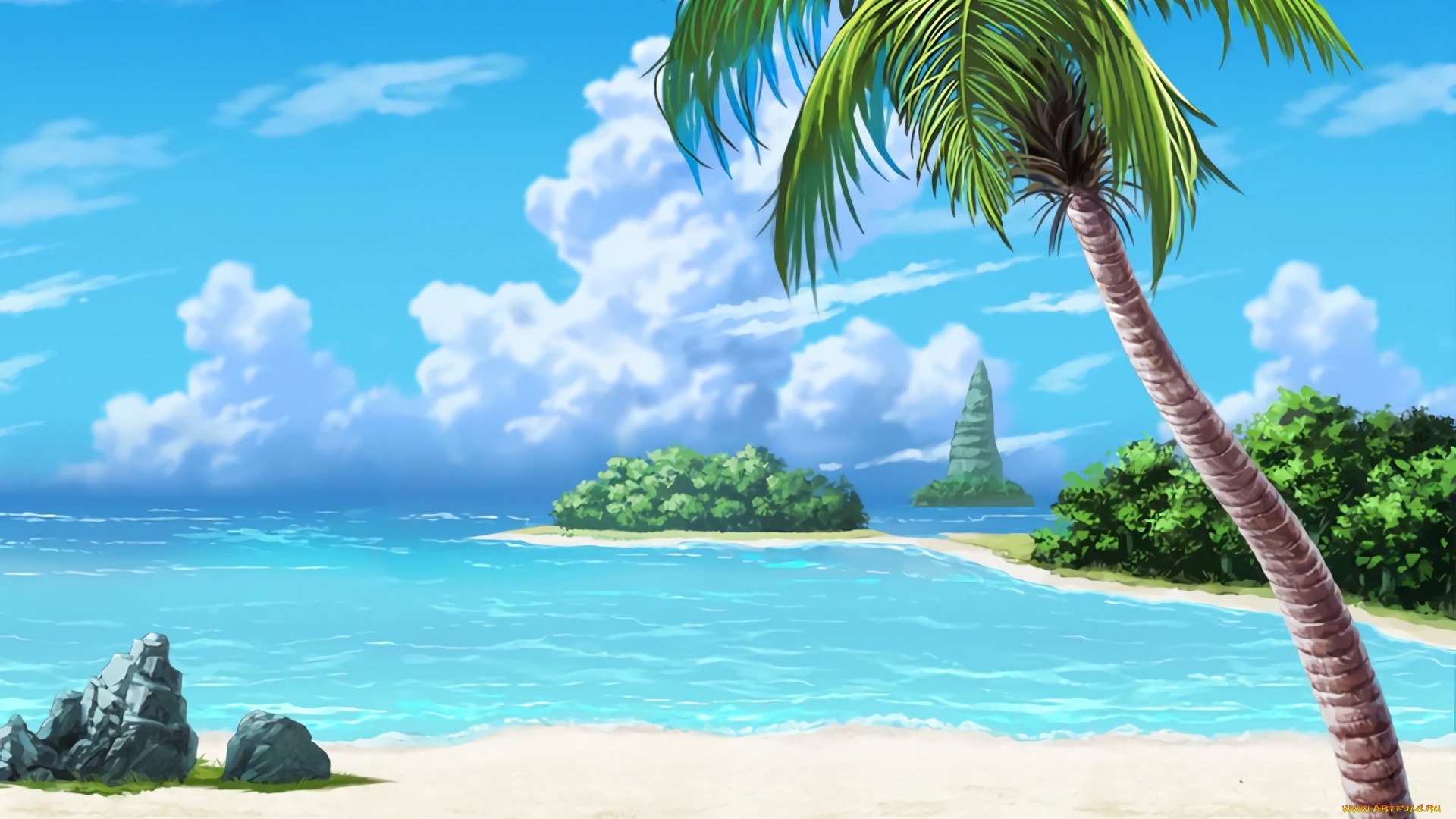 Anime Island Wallpapers