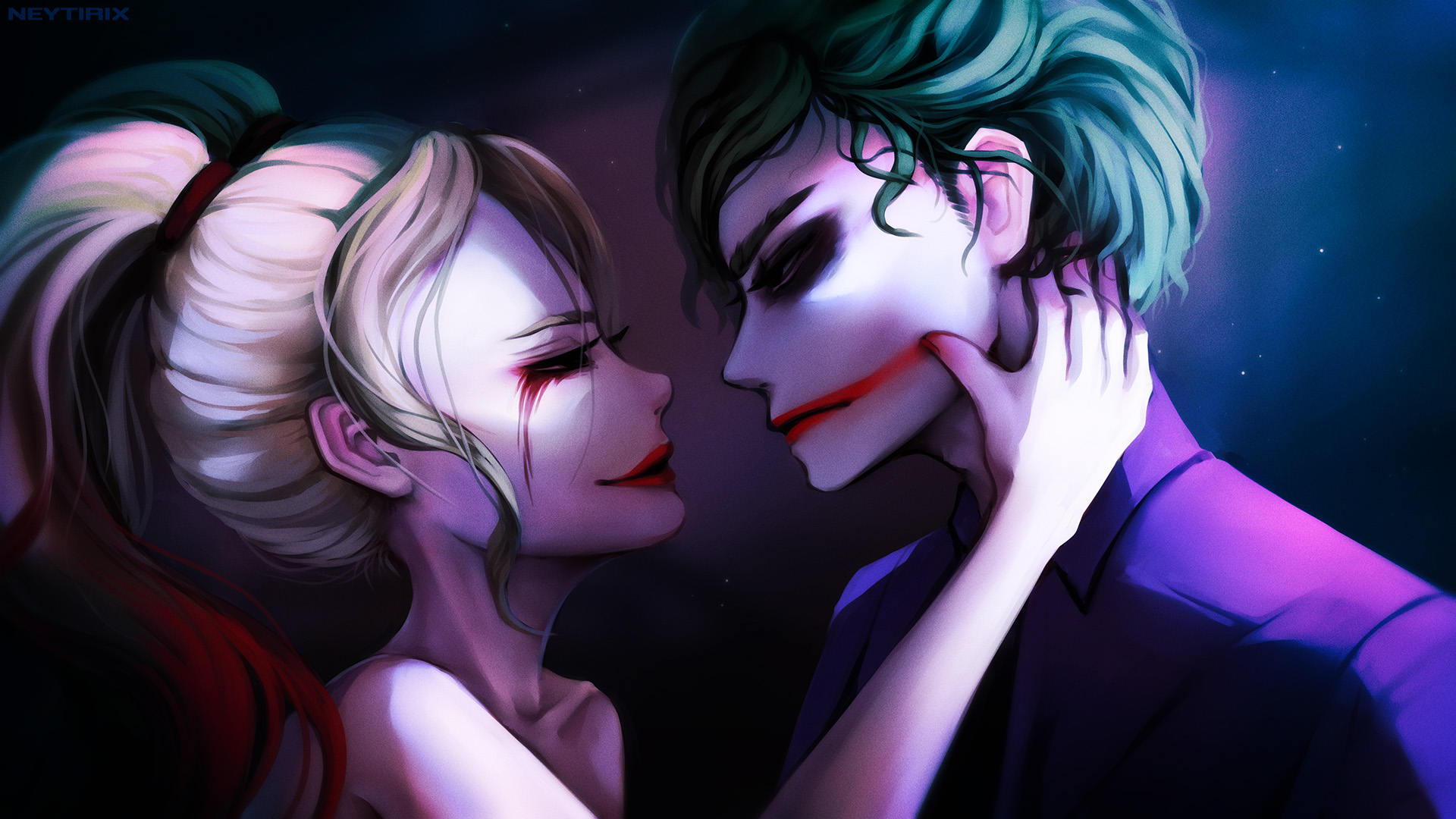 Anime Joker And Harley Quinn Wallpapers