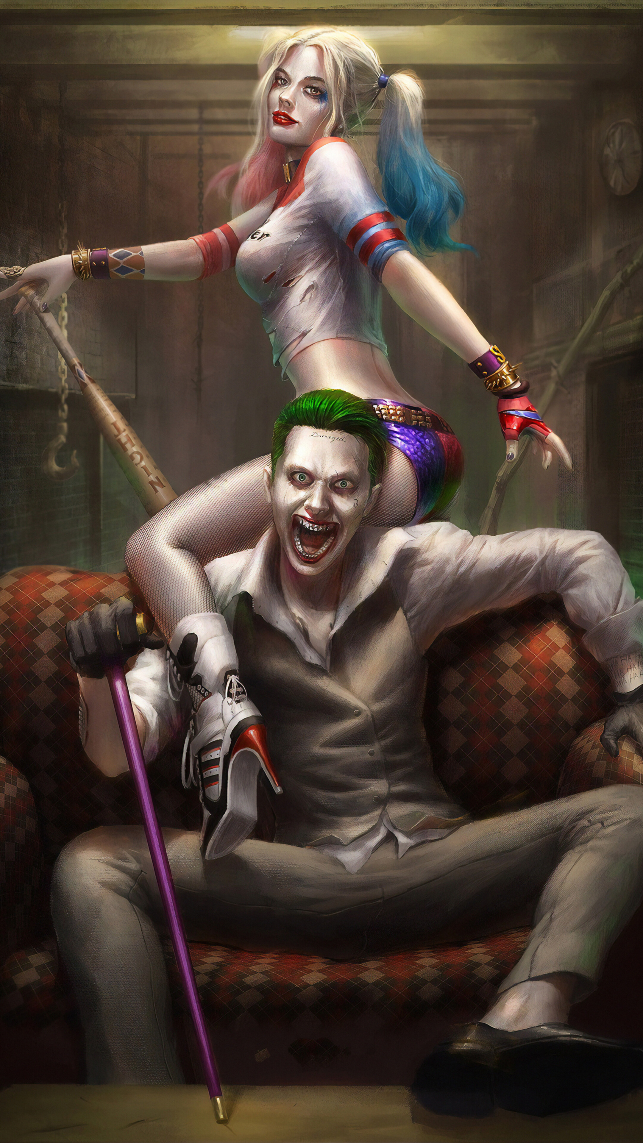 Anime Joker And Harley Quinn Wallpapers