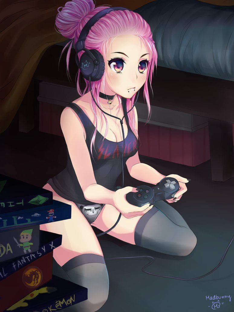 Anime Kawaii Gamer Girl Wallpapers