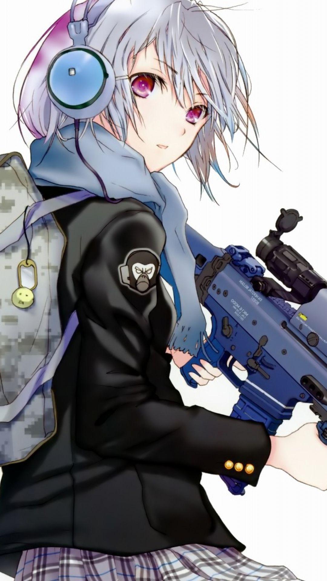 Anime Loli With Guns Wallpapers