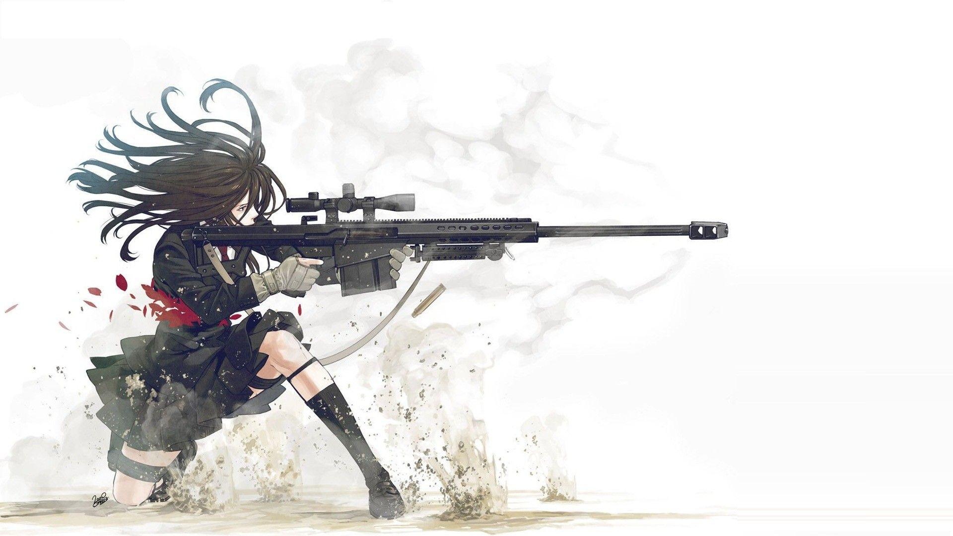 Anime Loli With Guns Wallpapers