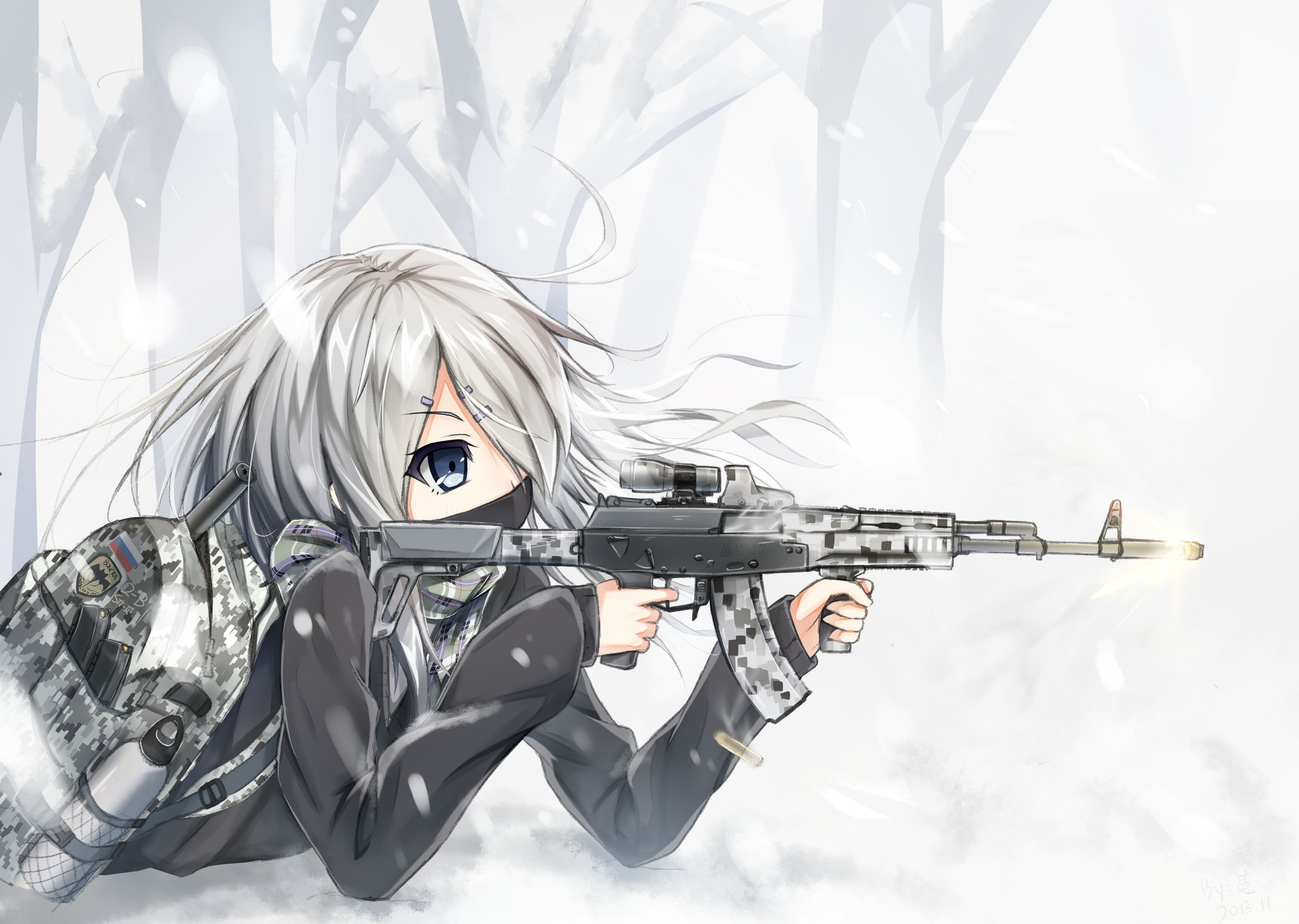 Anime Loli With Guns Wallpapers