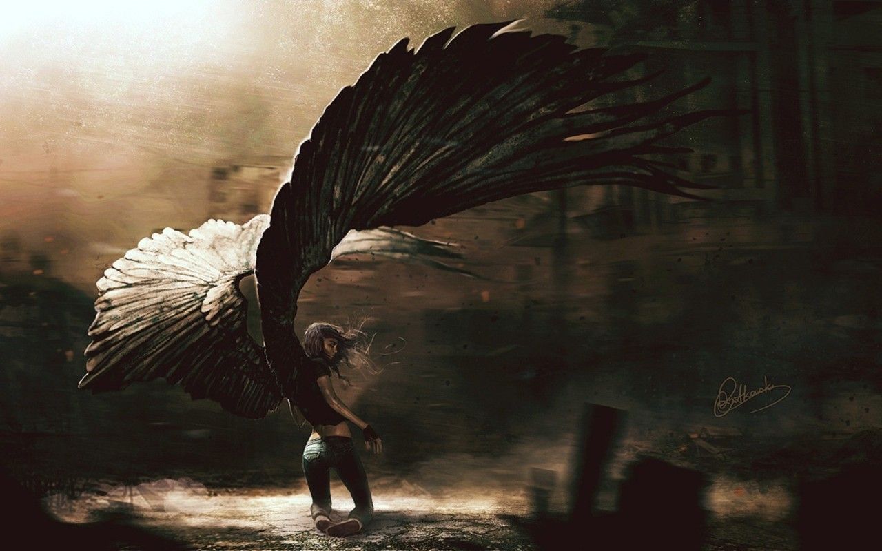 Anime Male Fallen Angel Wallpapers