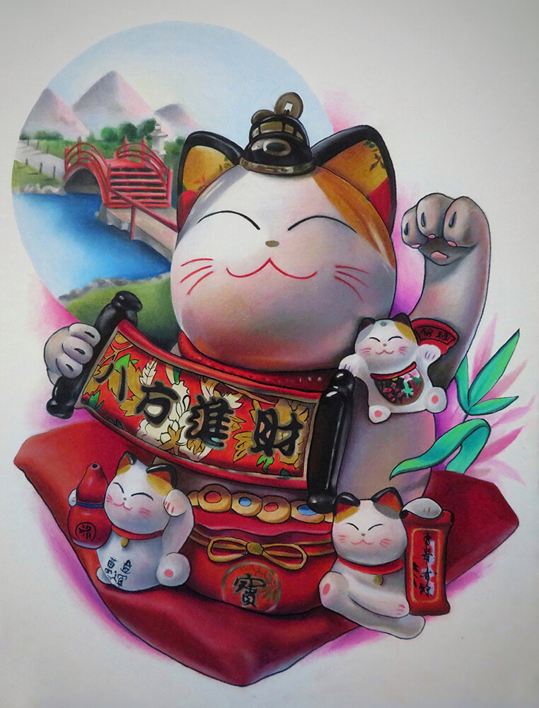 Anime Maneki Neko Wallpapers