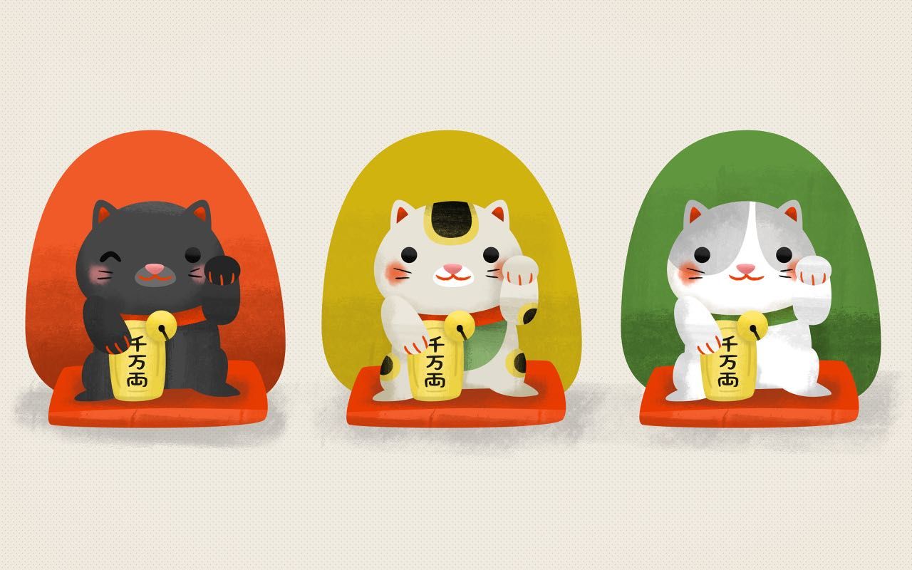 Anime Maneki Neko Wallpapers