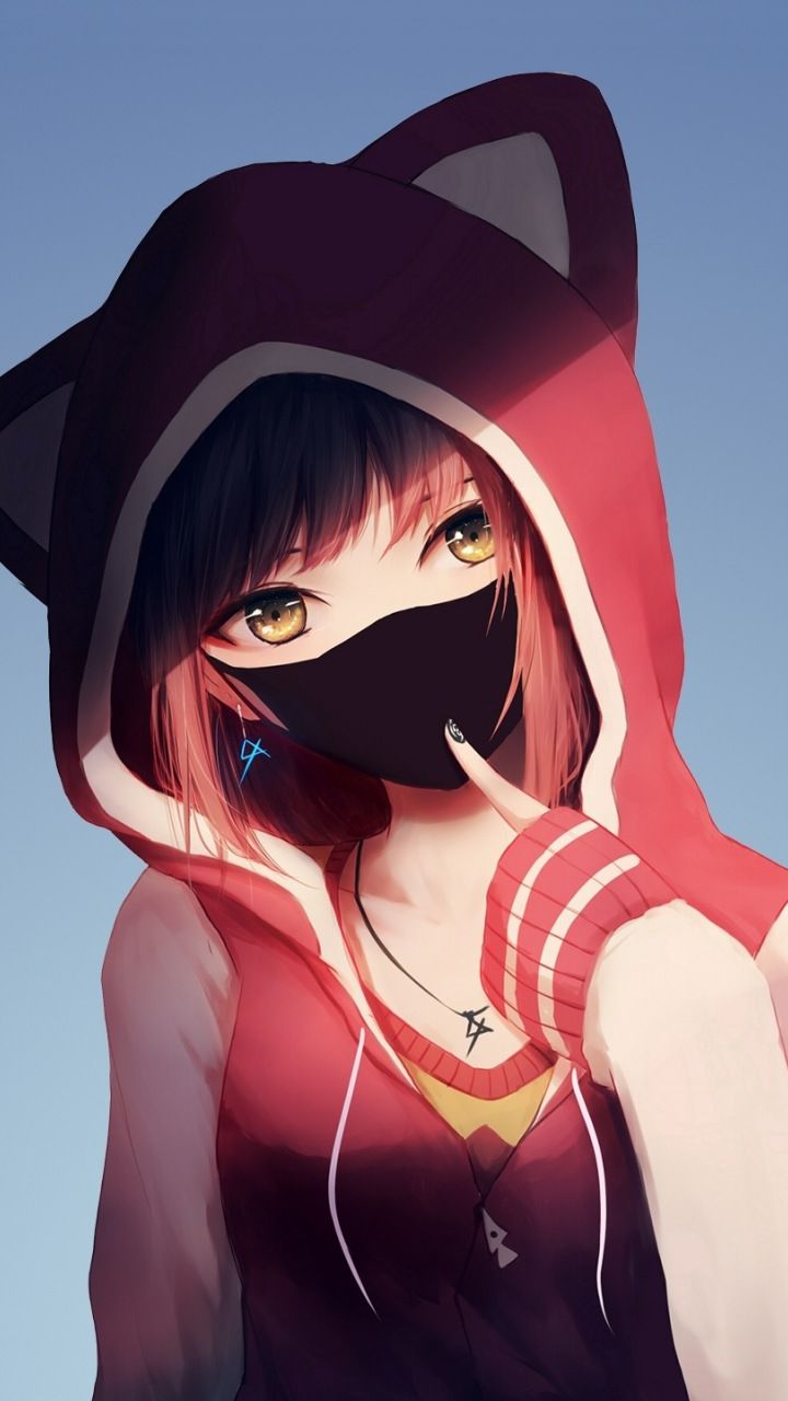 Anime Mask Girl Wallpapers