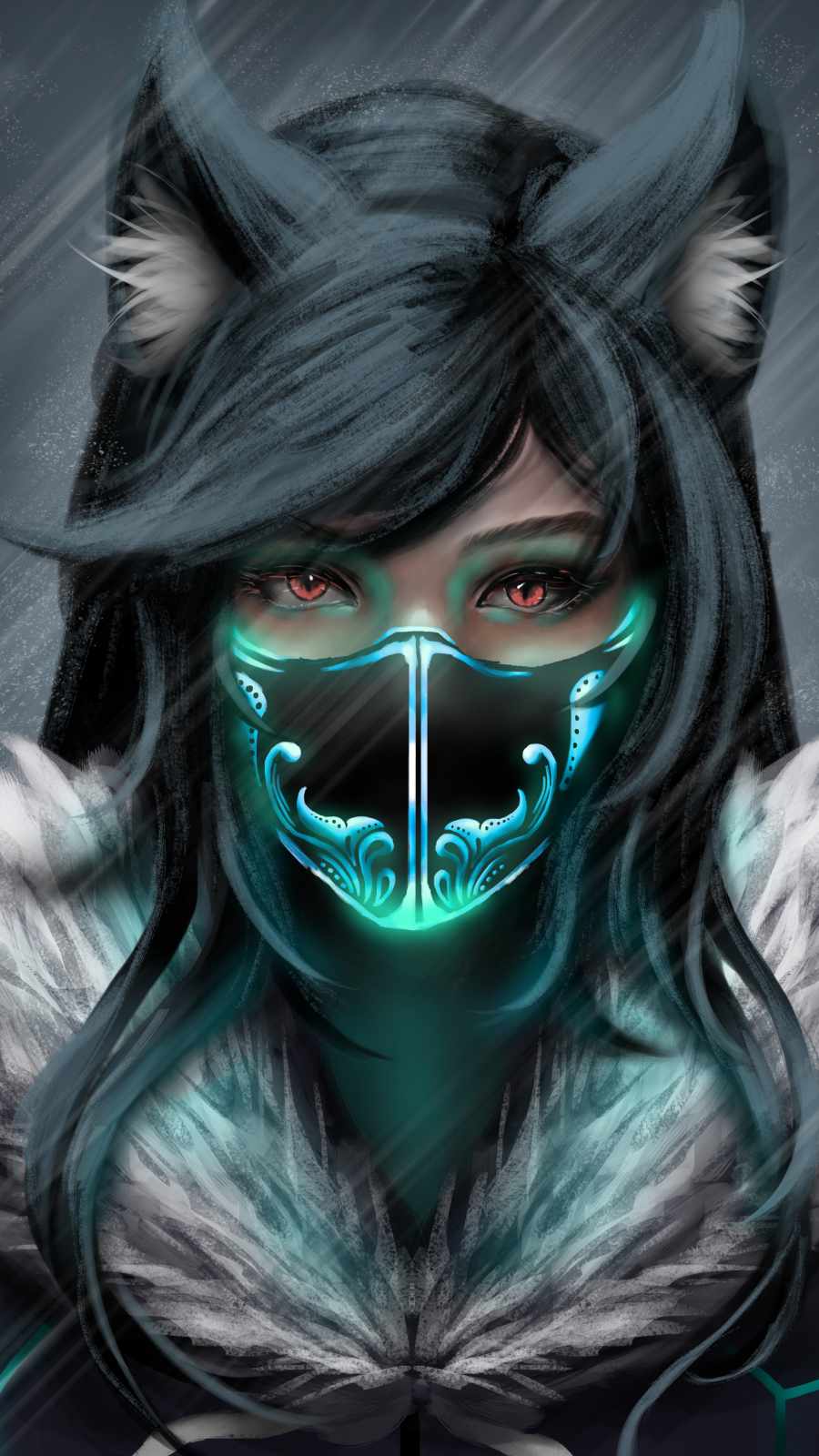 Anime Mask Girl Wallpapers