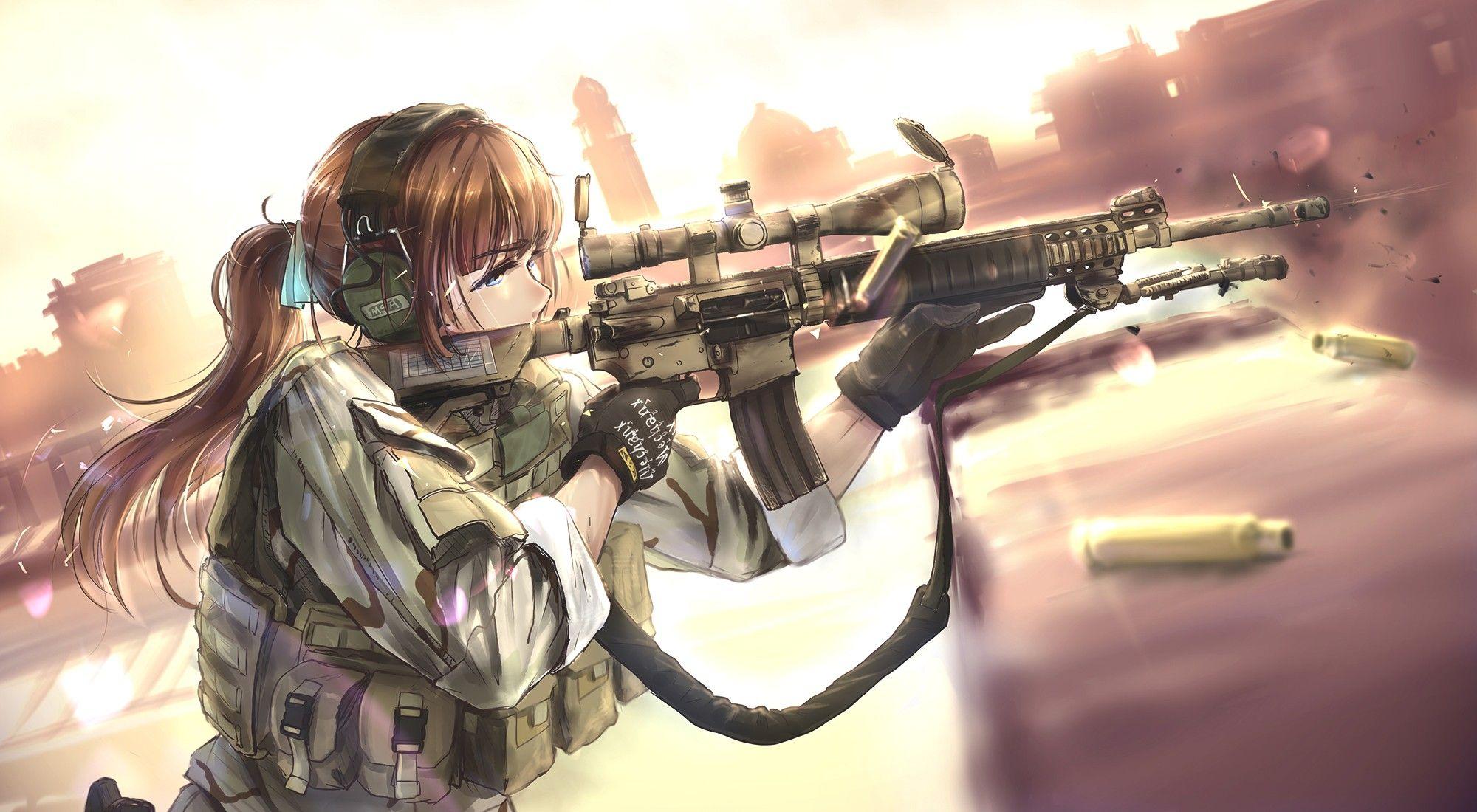 Anime Military Girl Wallpapers