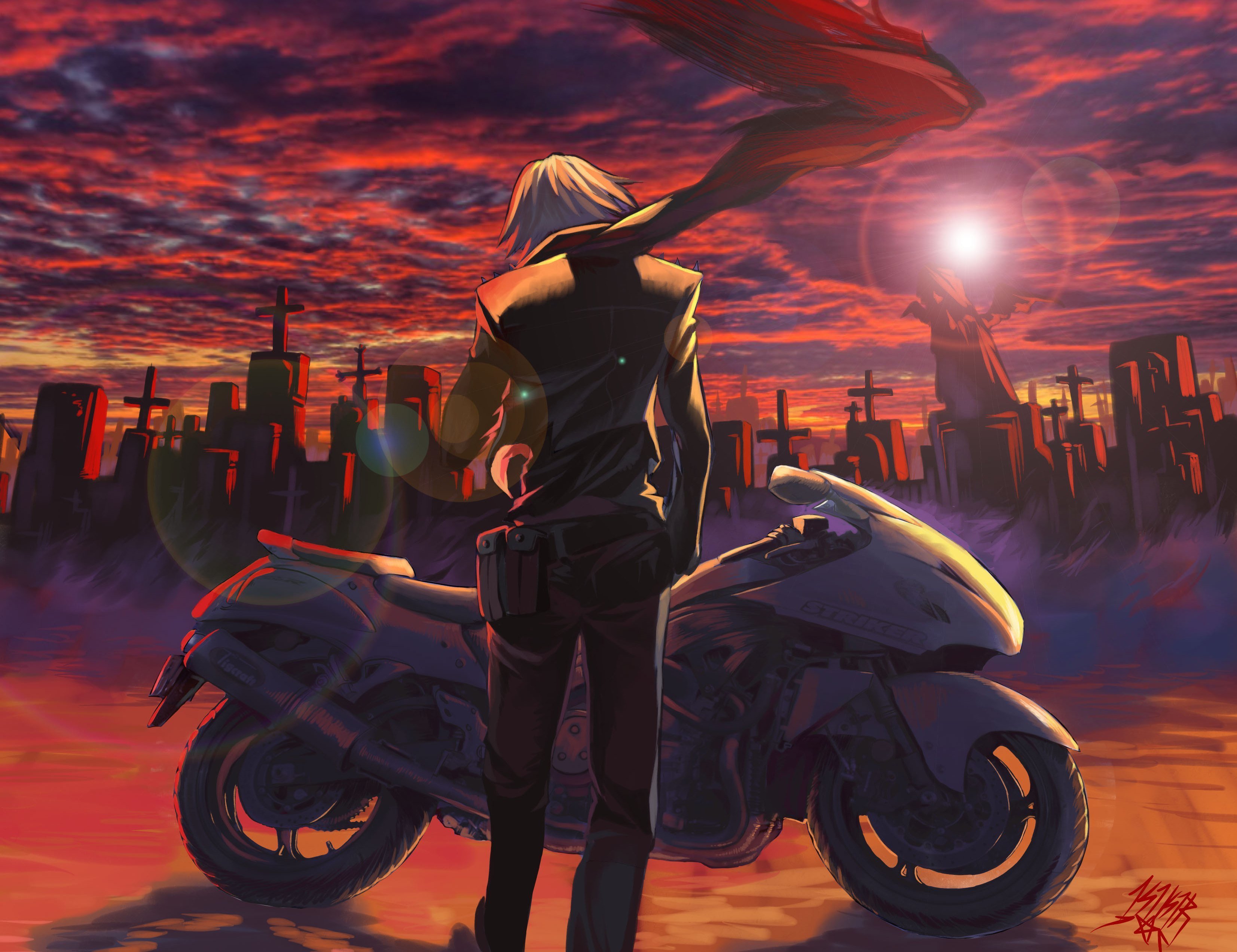 Anime Motorcycle Wallpapers