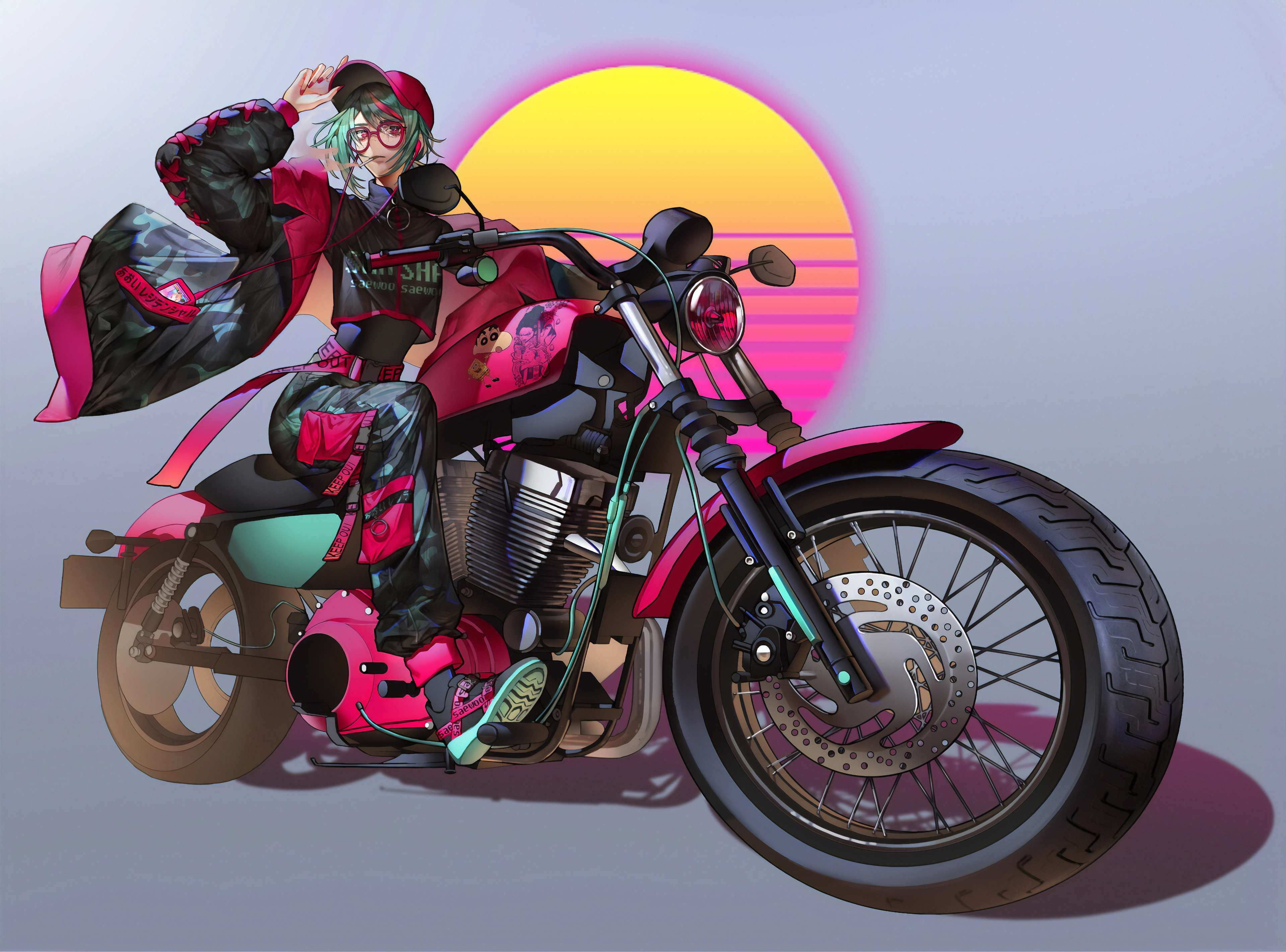 Anime Motorcycle Wallpapers