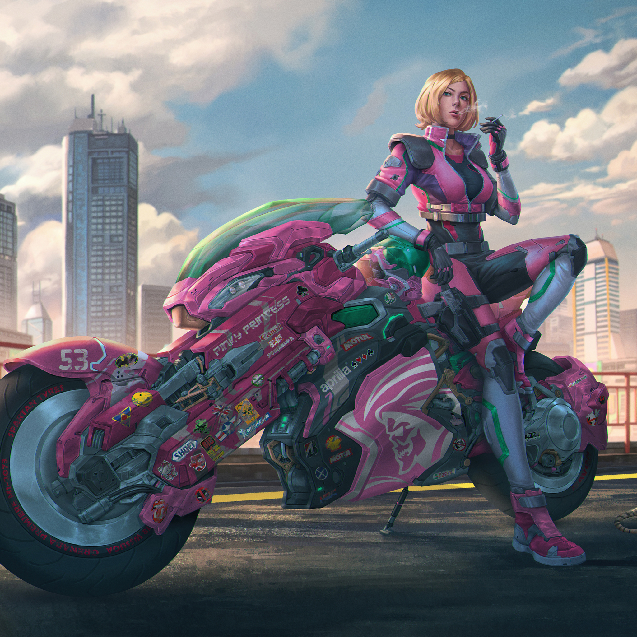 Anime Motorcycle Wallpapers