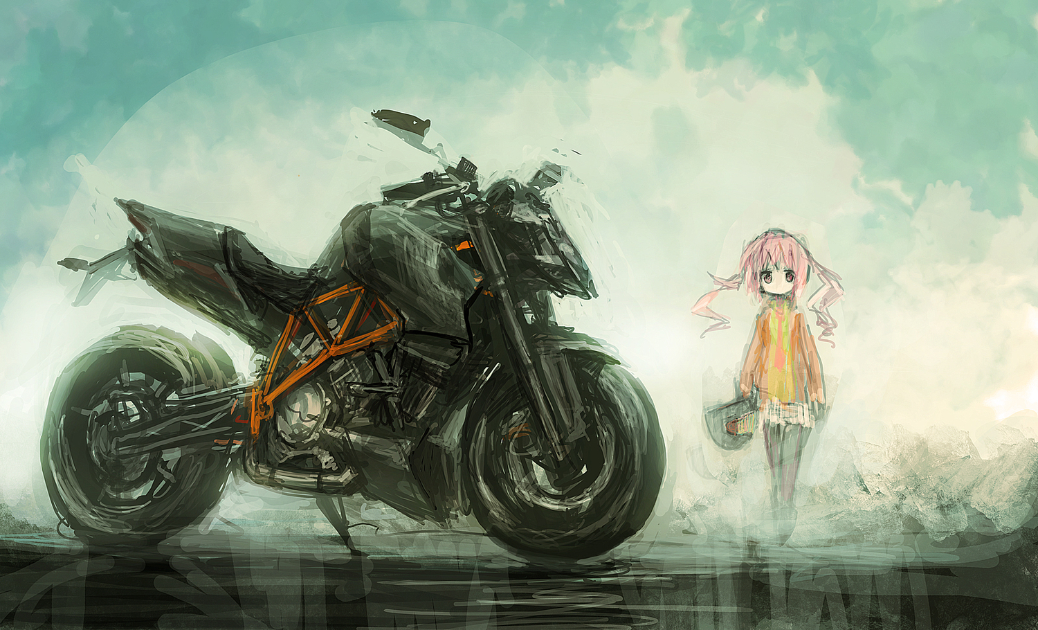 Anime Motorcycle Wallpapers