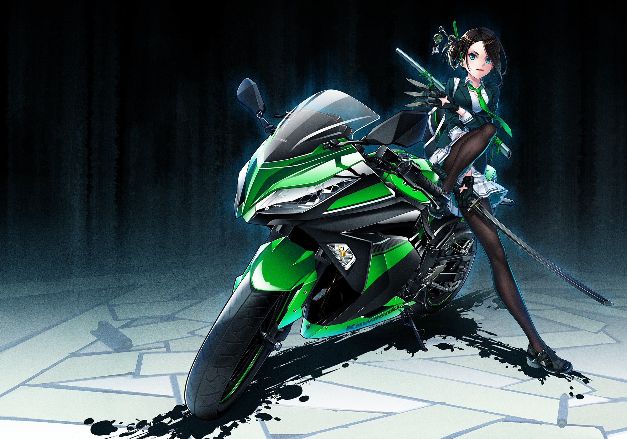 Anime Motorcycle Wallpapers