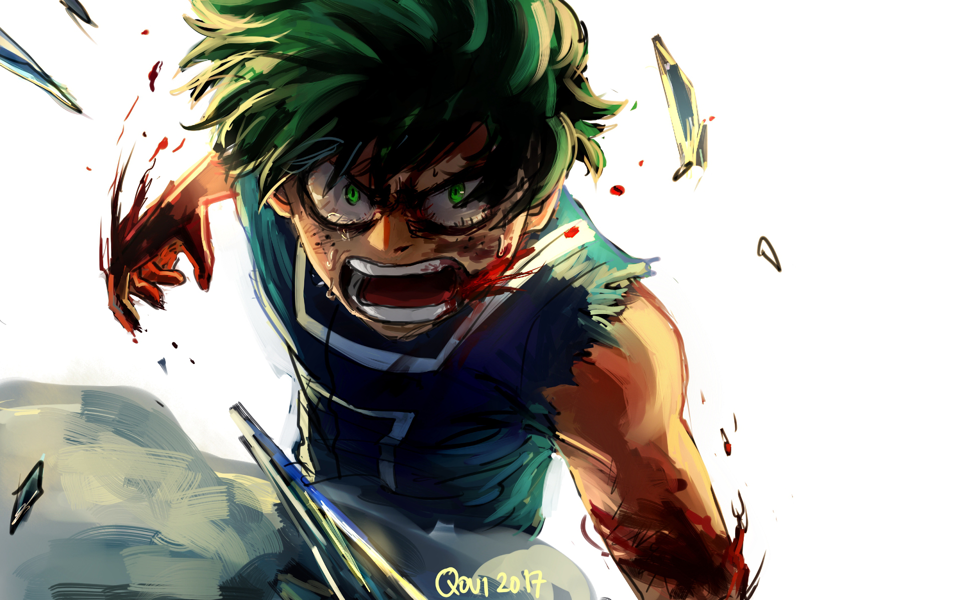 Anime My Hero Academia Deku Wallpapers