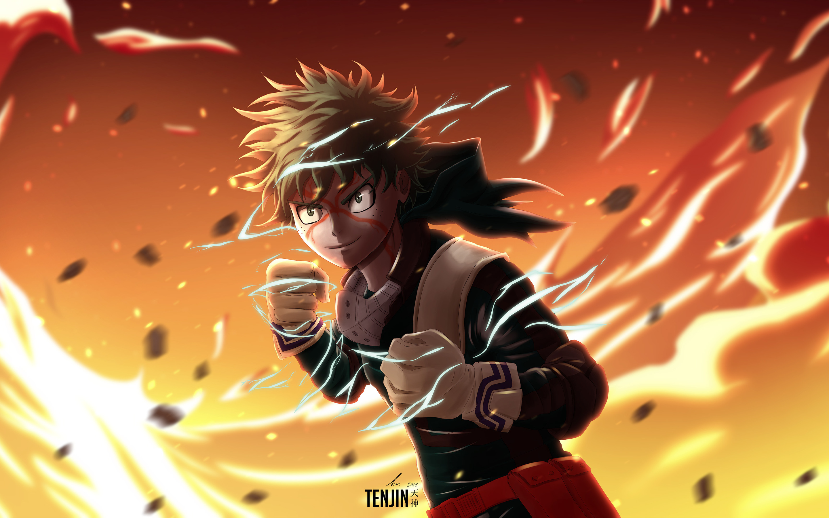 Anime My Hero Academia Deku Wallpapers