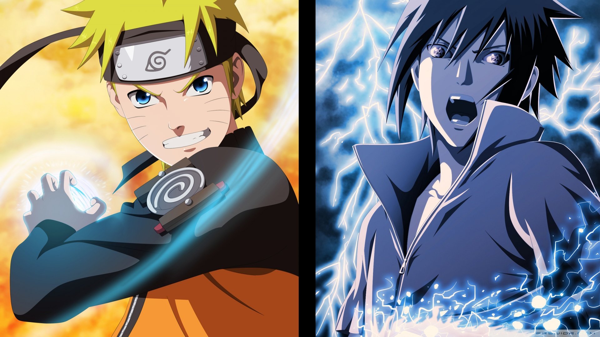 Anime Naruto And Sasuke Wallpapers