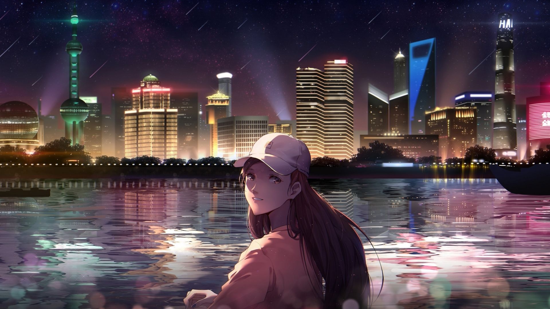 Anime Night City Wallpapers