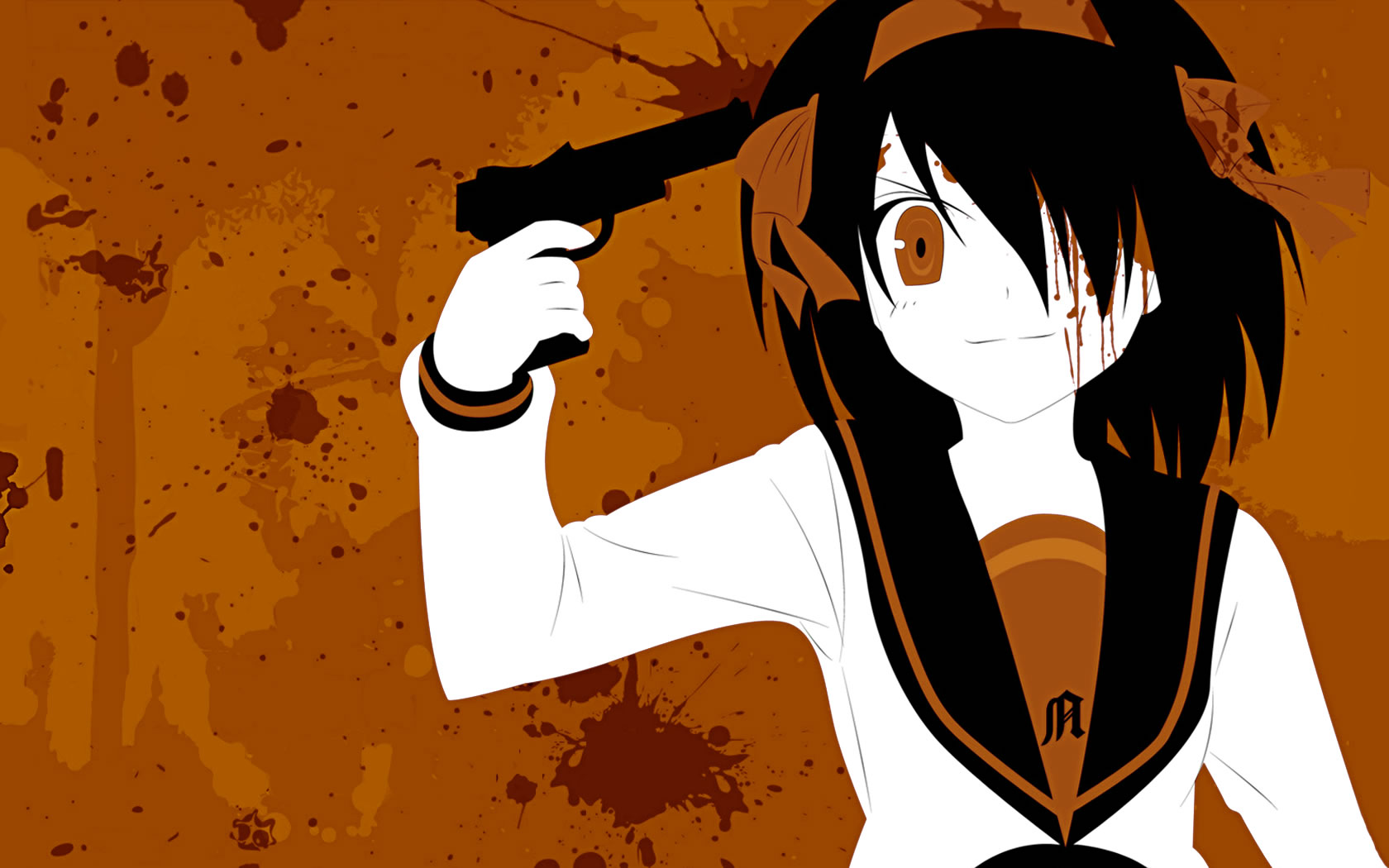 Anime Pistol Pointed Wallpapers